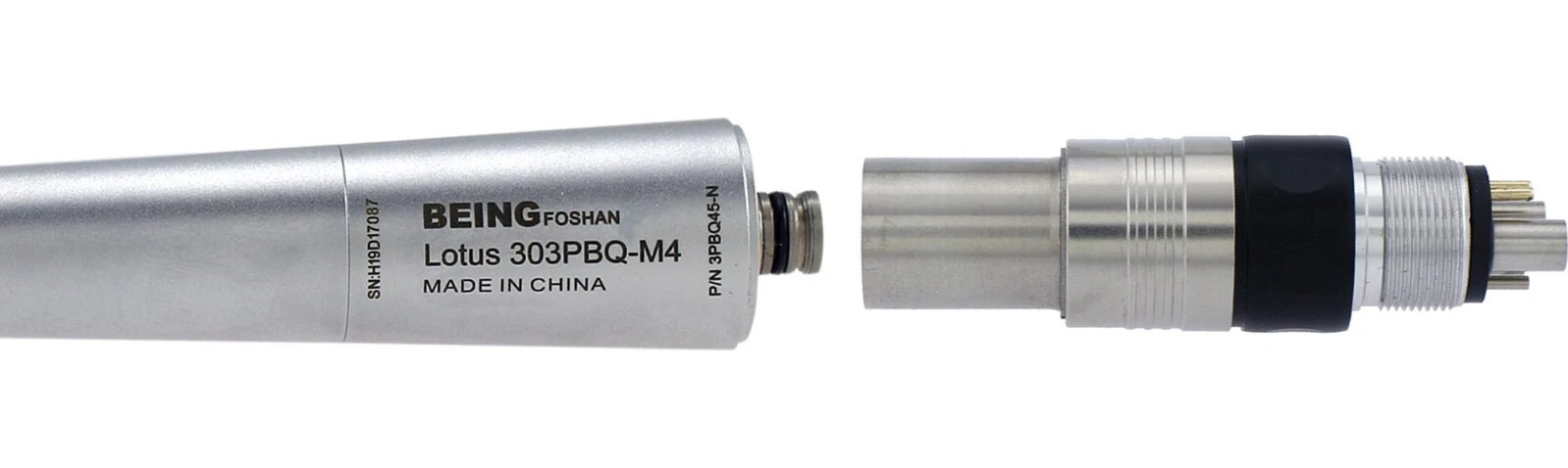 Being 303PBQ45-N Dental 45 Degree Surgical Turbine Handpiece Compatible with NSK Coupling